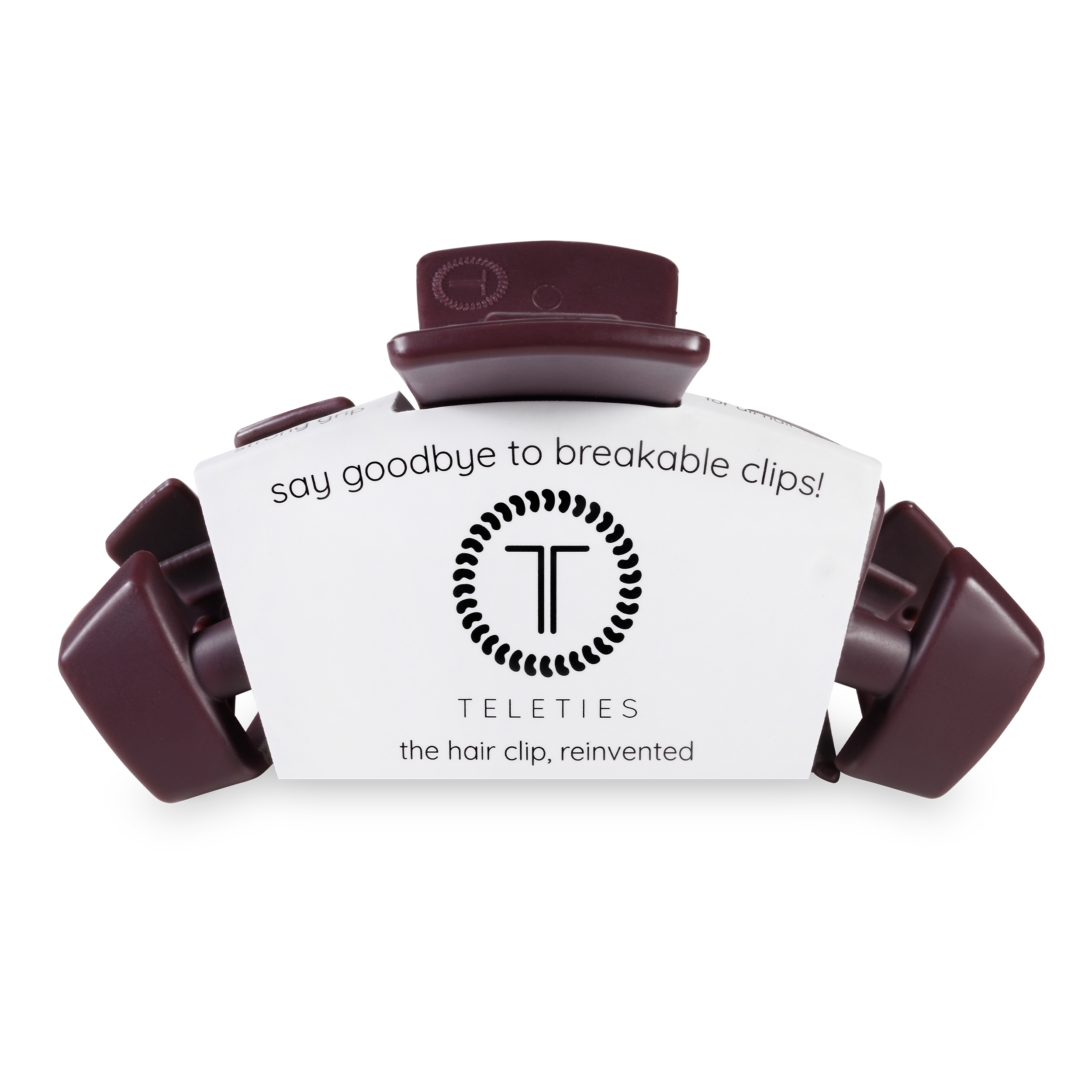 Classic Hair Clip | Large | Burgundy Bliss