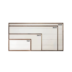 Baseball Whitewash: 16 x 8 x 1.5