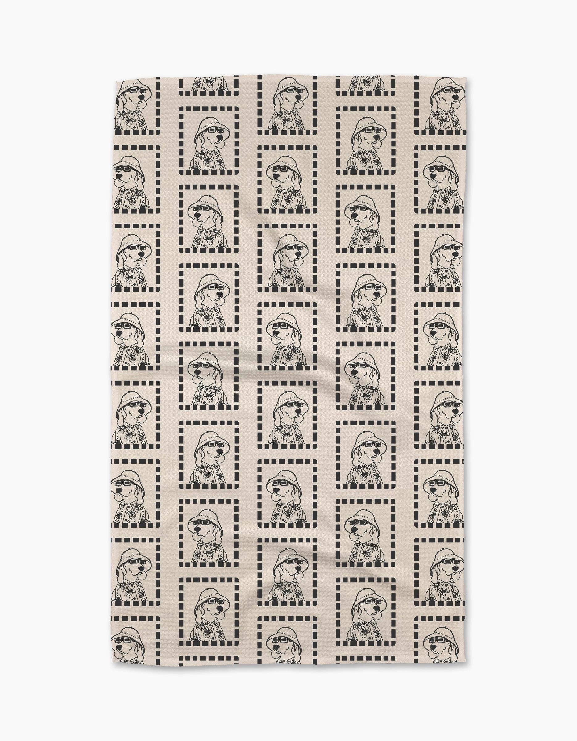 Ready For Summer Doggy Tea Towel