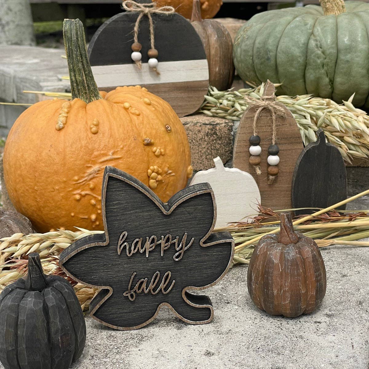 CA-5209 - Happy Fall Laser Fall Leaf