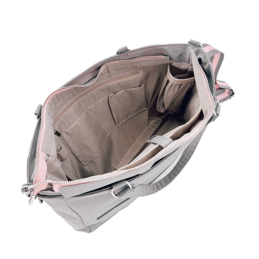 Nylon Tote Bag: Cream