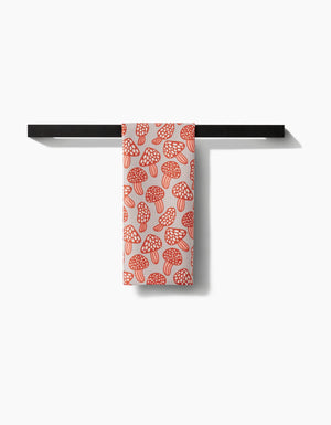 Many Mushrooms Tea Towel