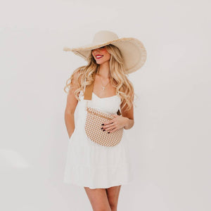Lake Shore Drive Wide Fringe Sun Hat