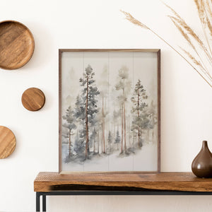 Watercolor Timber: 8 x 10 x 1.5