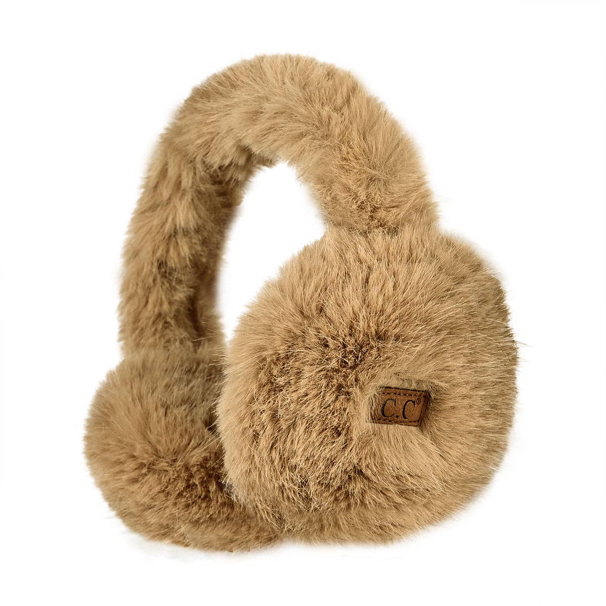 Long Faux Fur C.C Earmuff EMS4350: Camel