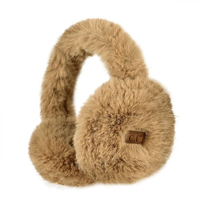 Long Faux Fur C.C Earmuff EMS4350: Camel
