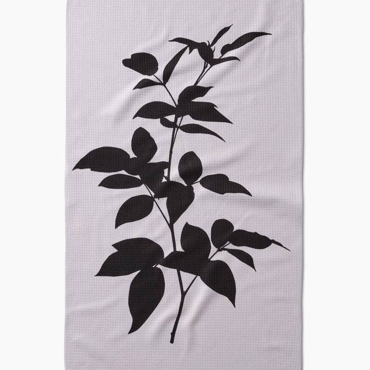 Geometry - Raspberry Tea Towel