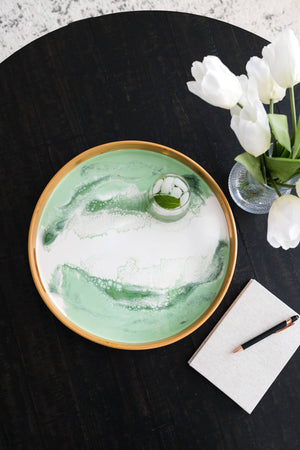 Mojito - the essence of spring: Mojito / Resin Cheese Knife Set
