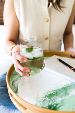 Mojito - the essence of spring: Mojito / Resin Cheese Knife Set