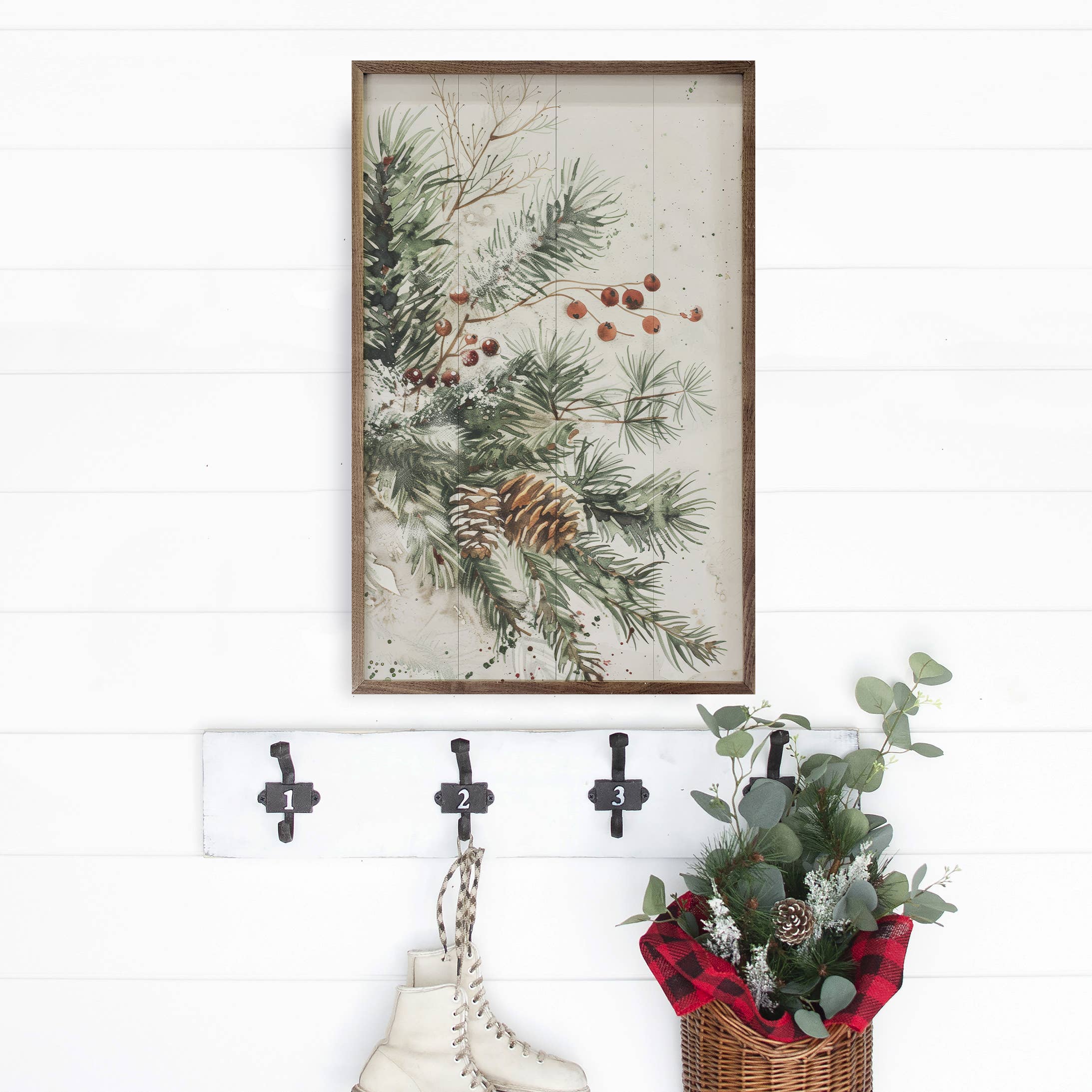 Branches Of Christmas By Petals Prints Design: 10 x 16 x 1.5
