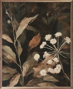 Cream Florals: 8 x 10 x 1.5