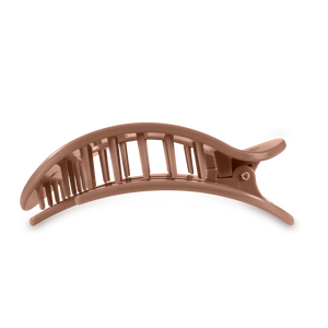 Round Flat Hair Clip | Large | Mocha Mousse