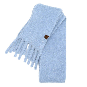 Metallic Eyelash C.C Scarf SFC0118: Black