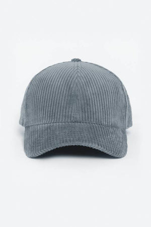 FWCAP114 - Solid Corduroy Fall Winter Baseball Hat: Sage