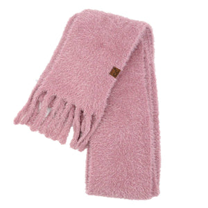 Metallic Eyelash C.C Scarf SFC0118: Ivory