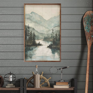 Mountain River View: 5 x 8 x 1.5