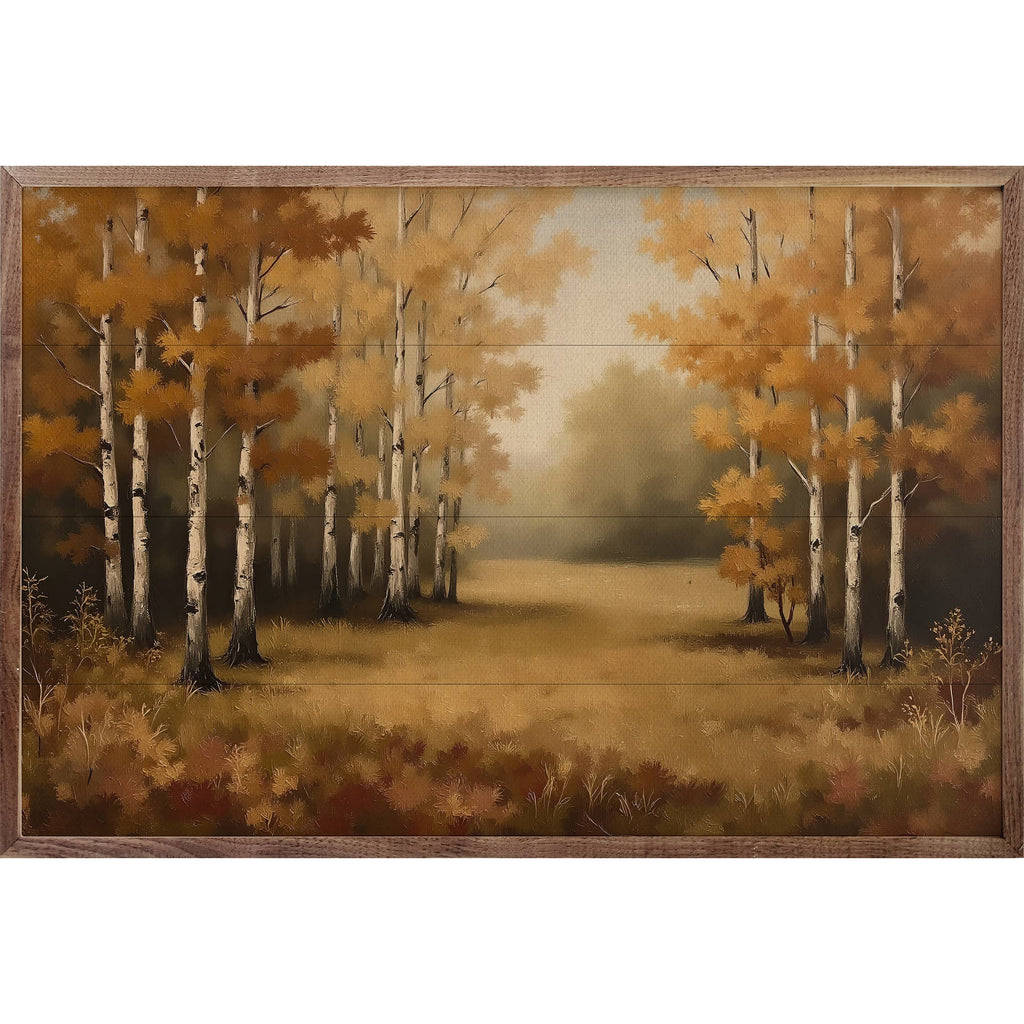 Autumn’s Birch Forest: 8x5