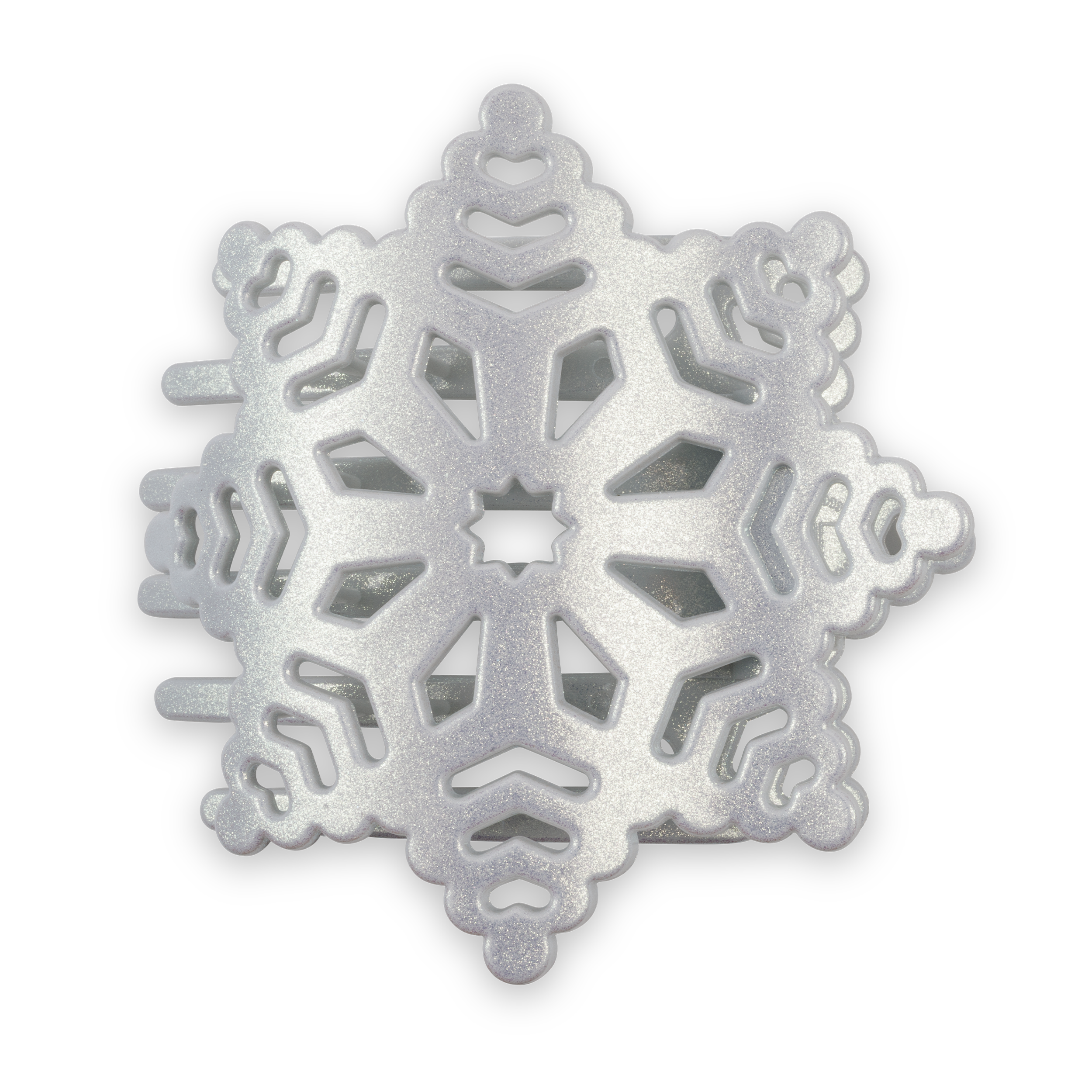 Flat Hair Clip | Medium | Snowflake