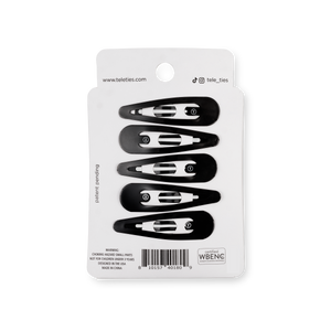 Snap Clip | Jet Black | 6 Count