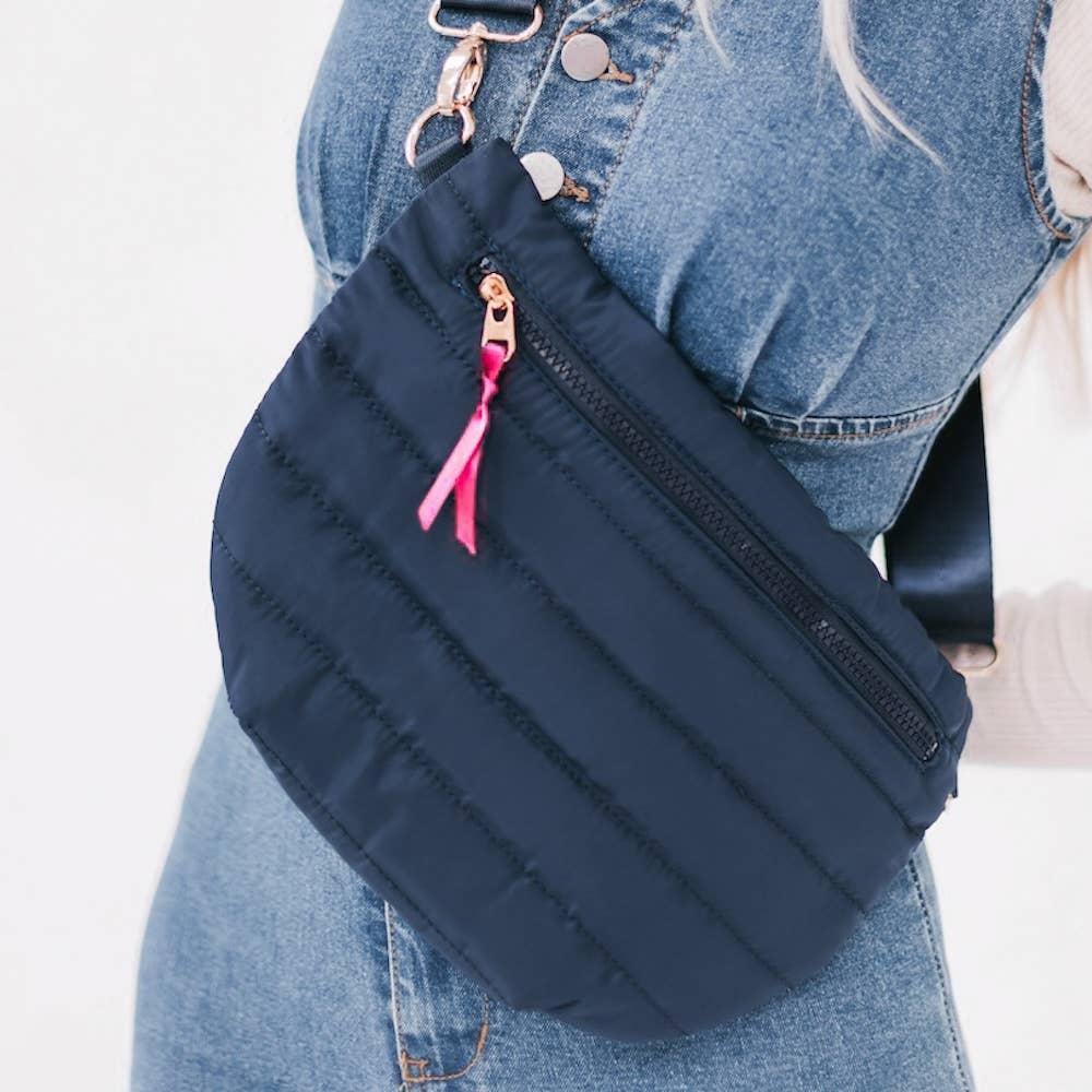 Puffer Belt Bag NEW COLOR: Leopard