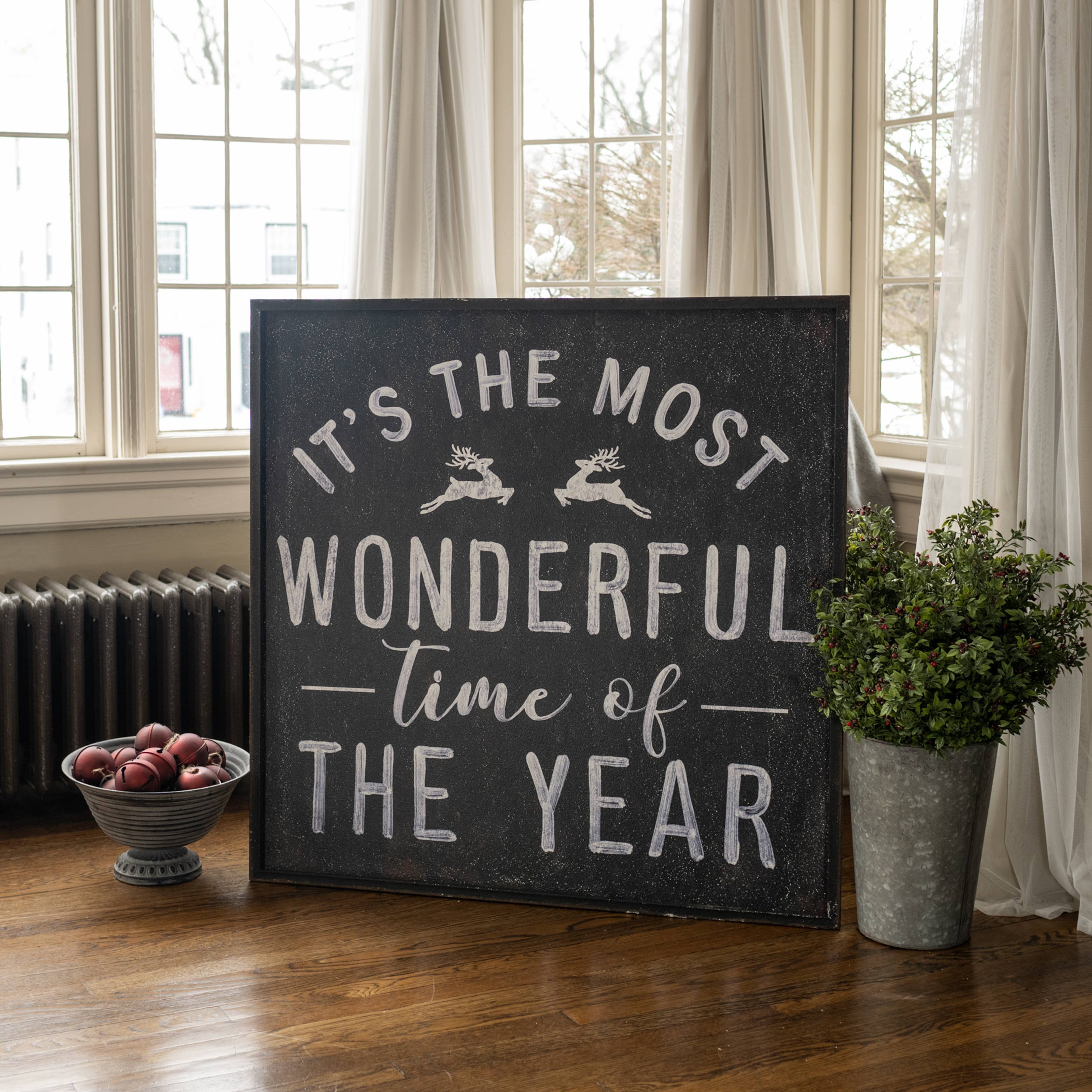 BLACK & WHITE MOST WONDERFUL TIME SIGN