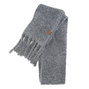 Metallic Eyelash C.C Scarf SFC0118: Black