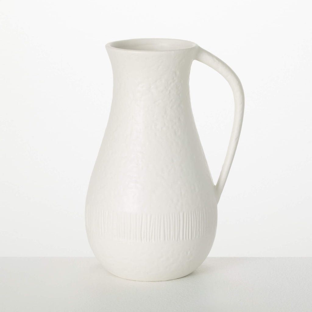 White Stone Pitcher