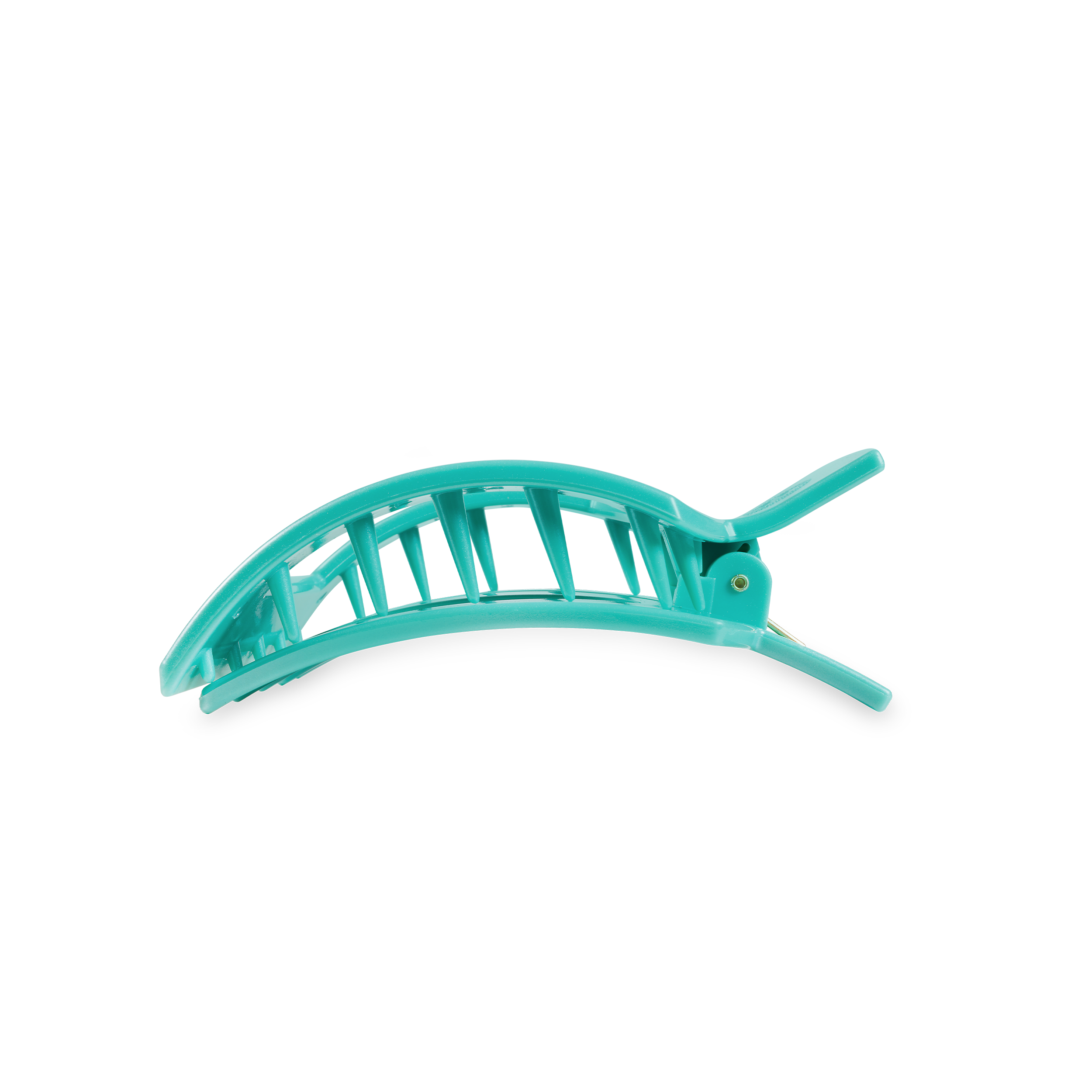 Square Flat Hair Clip | Medium | Totally Turquoise