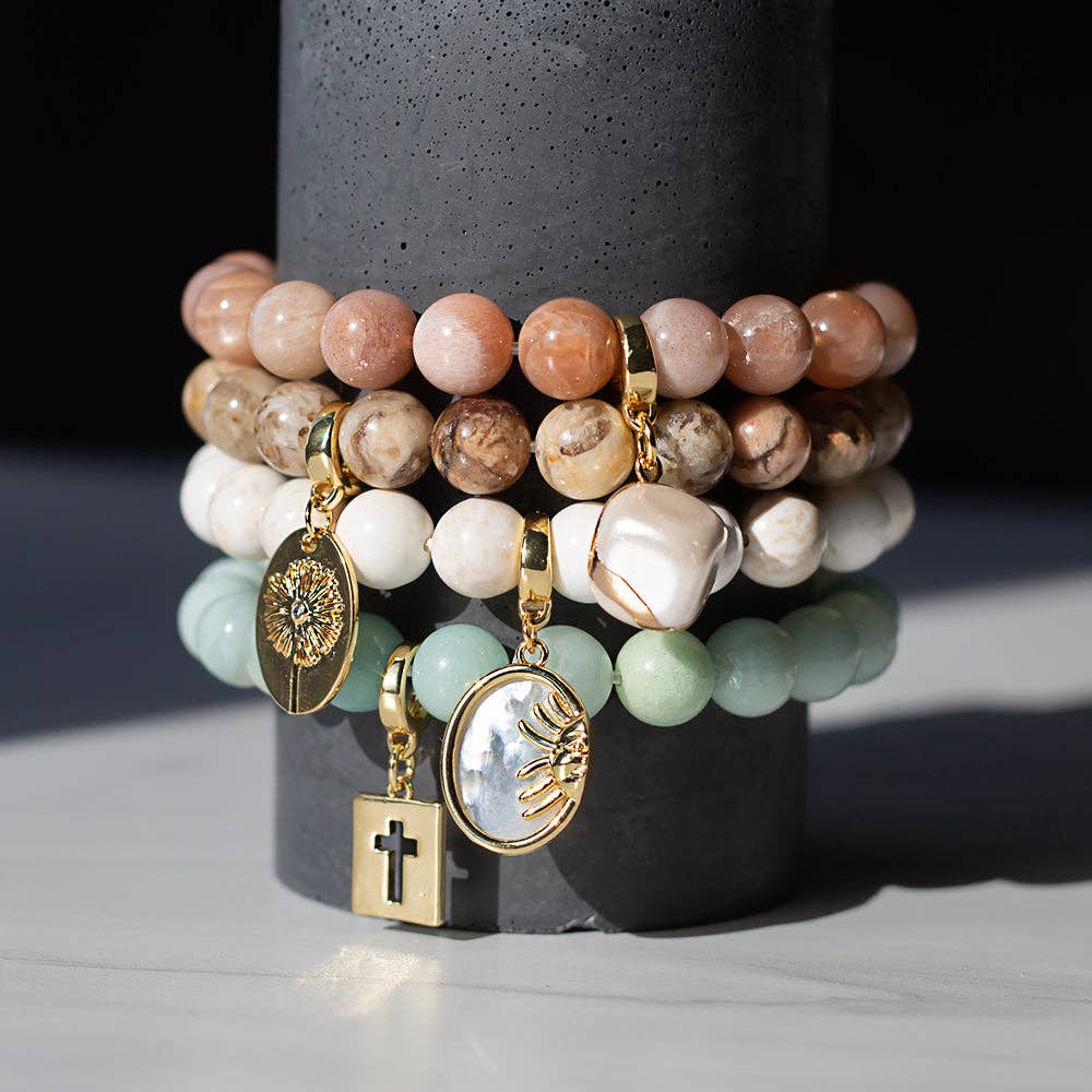Star Charm, Mother of Pearl | Charm Bar | Charm Necklace