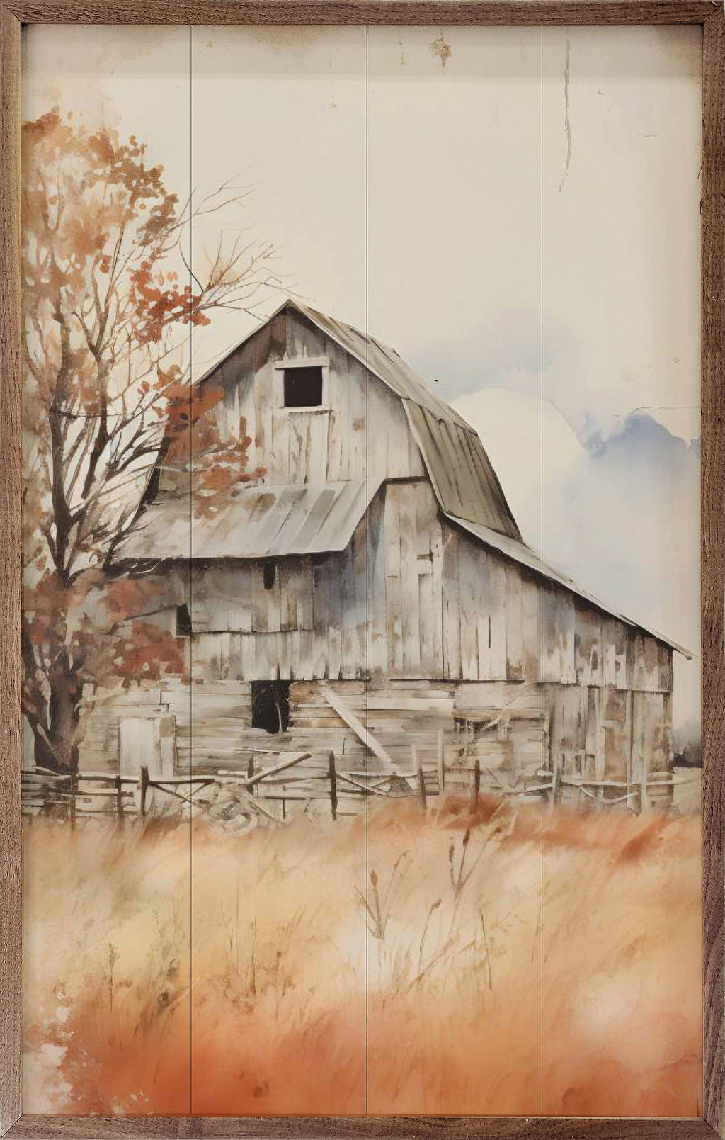Rustic Barn: 10 x 16 x 1.5