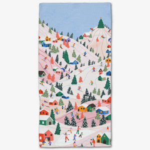 Geometry - Winter Holiday Bar Towel