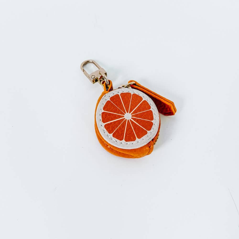 Cutie Fruit Bag Charm: Orange