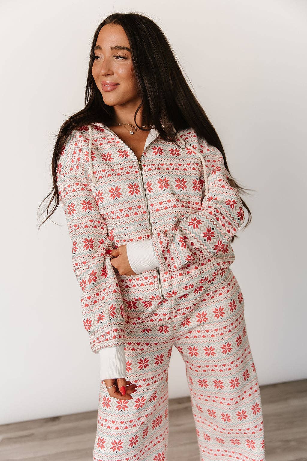 Comfort Zone FullZip - Frosted Fairisle