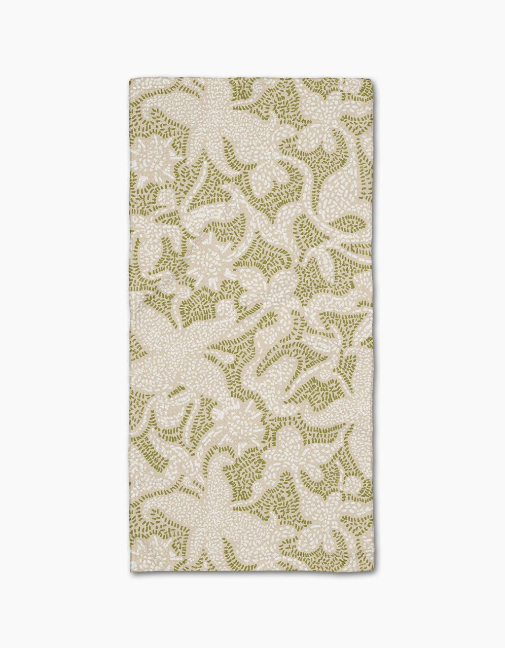 Dotted Floral Garden Bar Towel