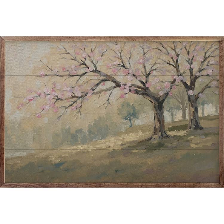 Spring Pink Blossom Tree: 8x5