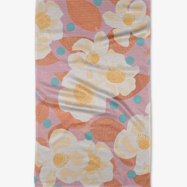 Geometry - Georgia Rose Tea Towel