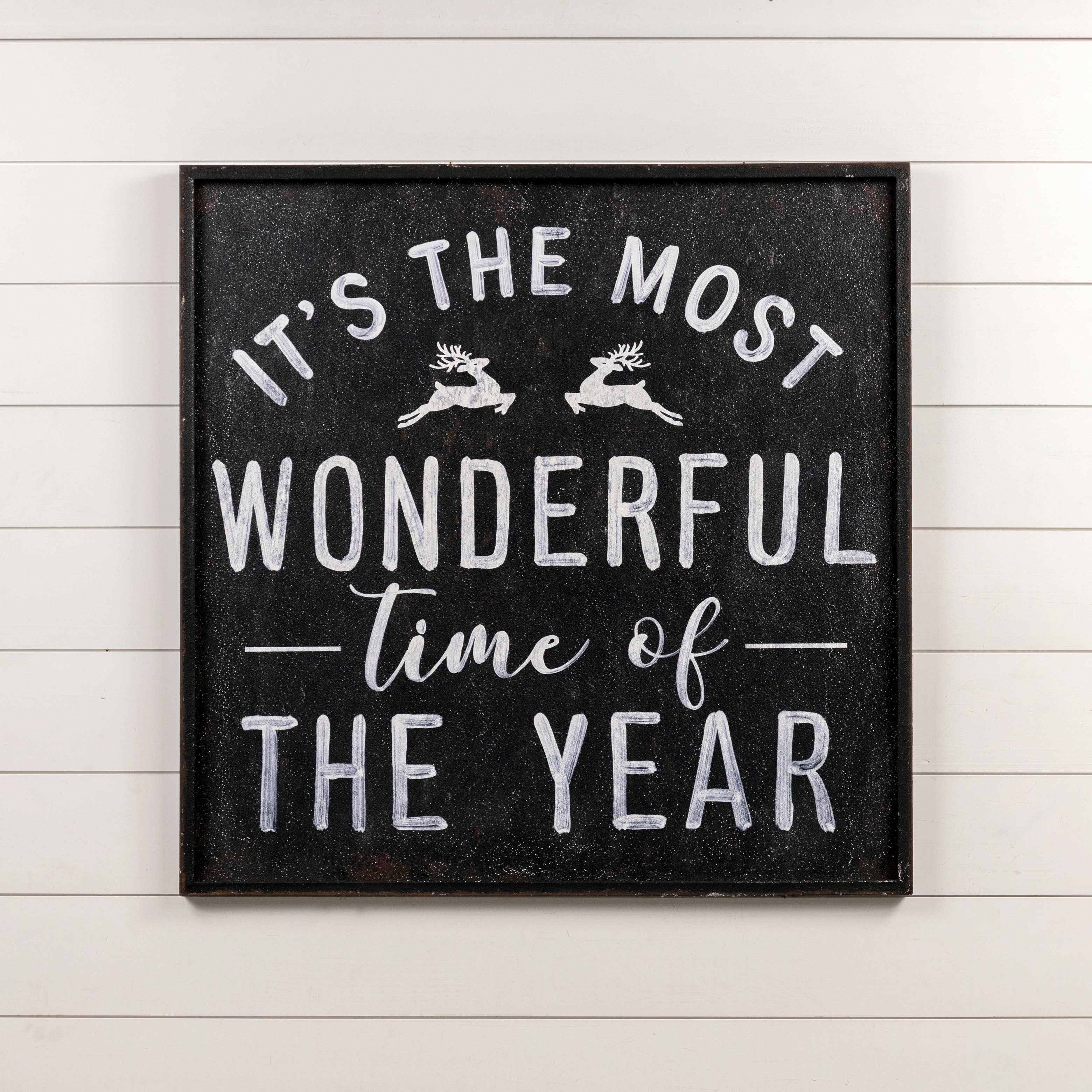 BLACK & WHITE MOST WONDERFUL TIME SIGN