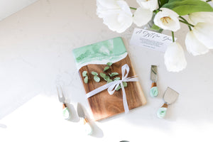 Mojito - the essence of spring: Mojito / Resin Cheese Knife Set