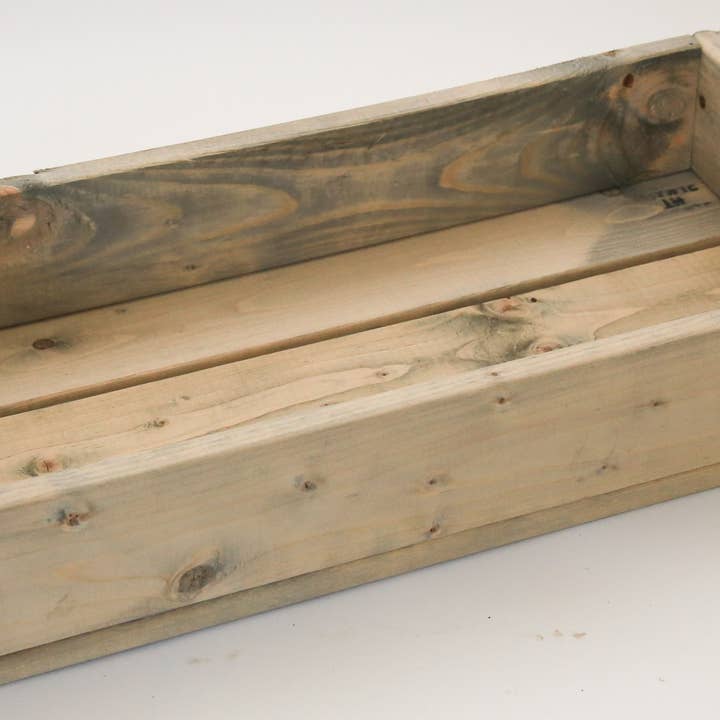 Medium Wood Tray - 22.25" x 10.25" x 4" (5 Colors)