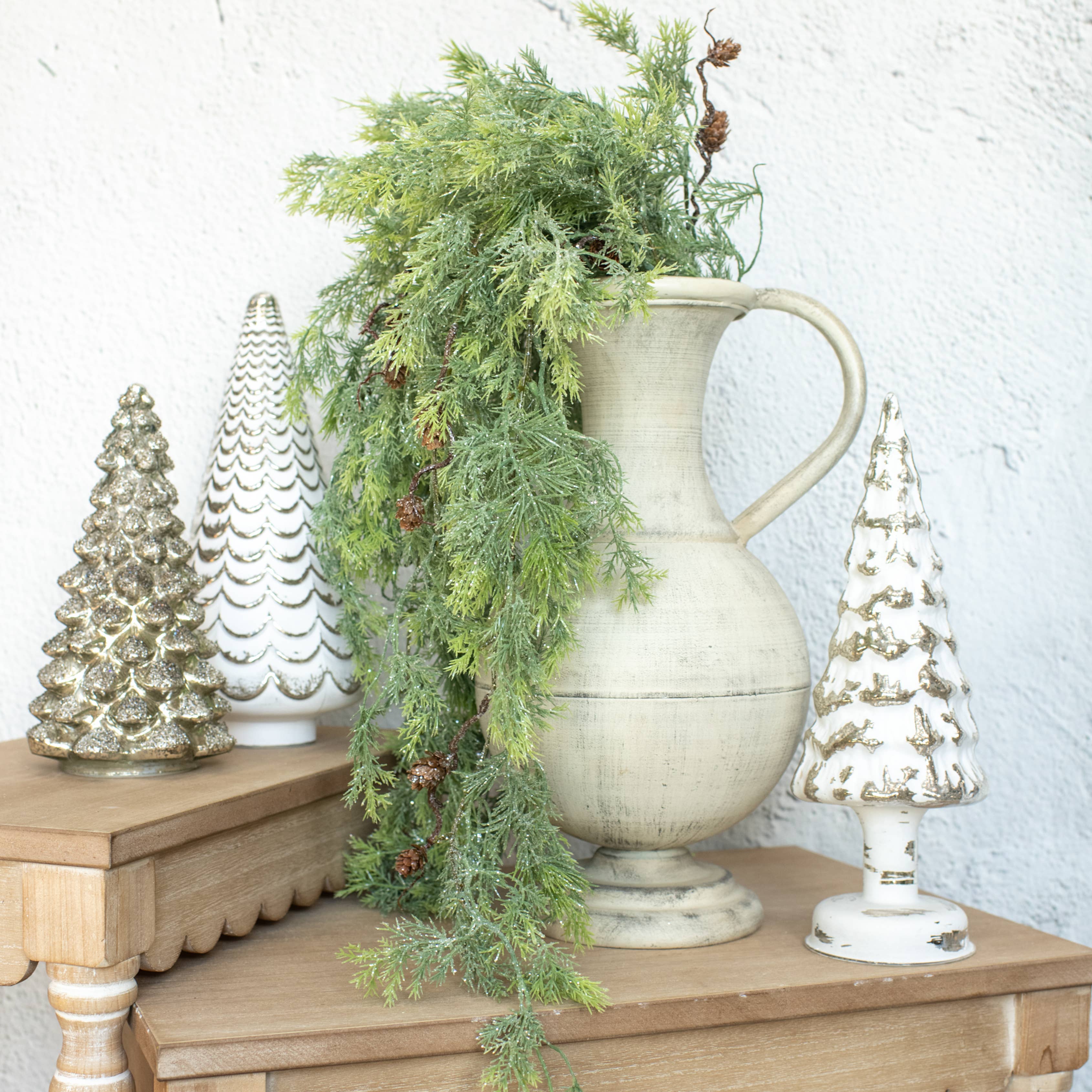 36" ICE PINE HANGING VINE