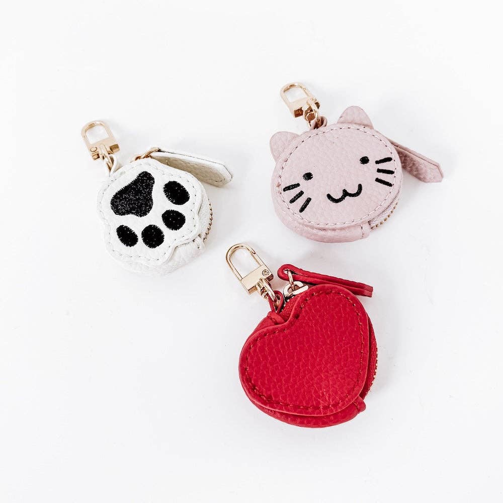 Cutie Pet Bag Charm: Pink Cat