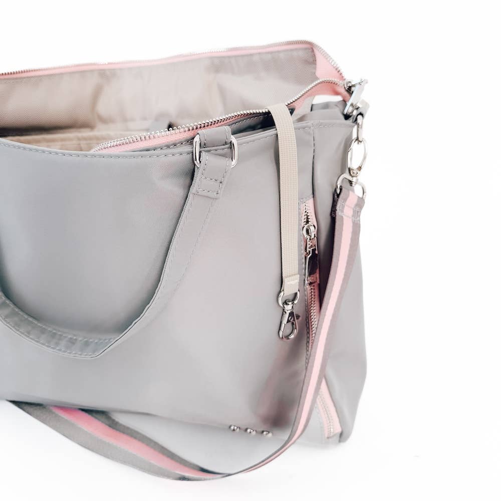 Nylon Tote Bag: Cream