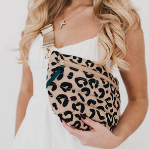 Puffer Belt Bag NEW COLOR: Leopard