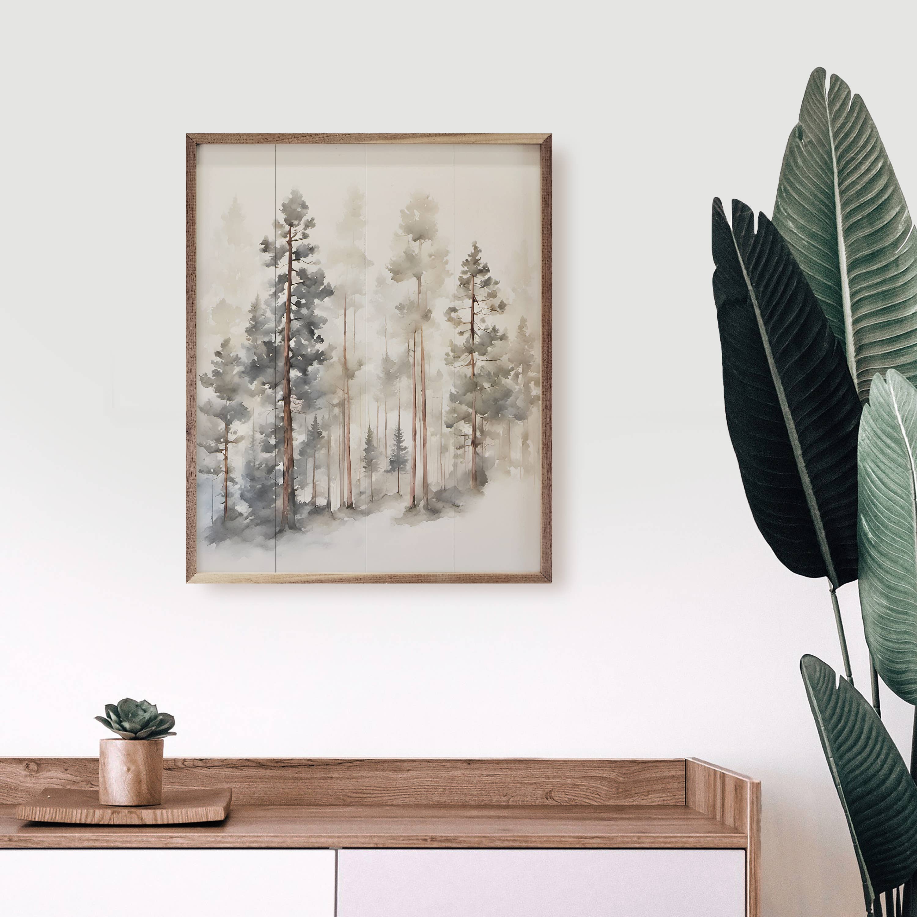 Watercolor Timber: 8 x 10 x 1.5