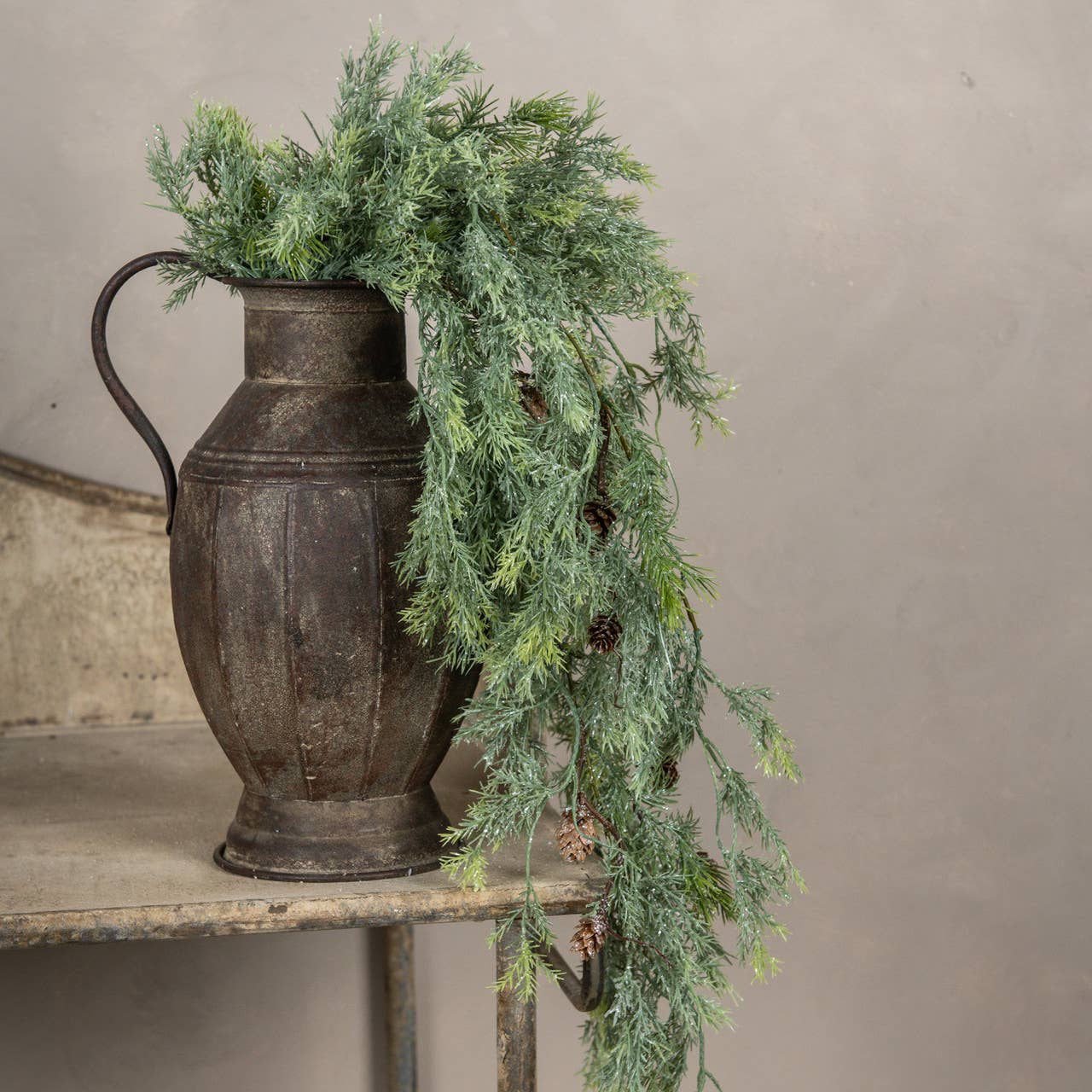 36" ICE PINE HANGING VINE