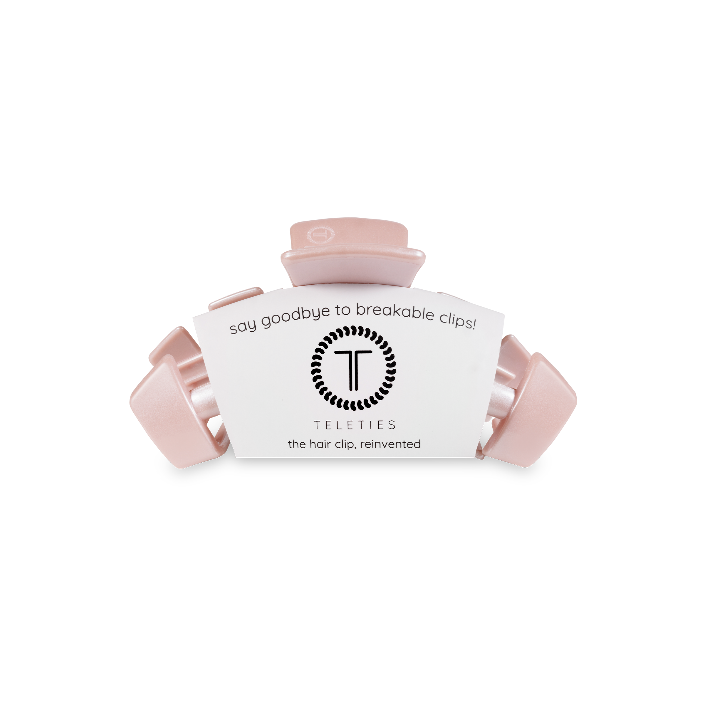 Classic Hair Clip | Tiny | Pearly Pink