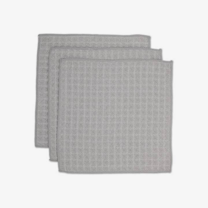 Geometry - Stone Waffle Washcloth Set