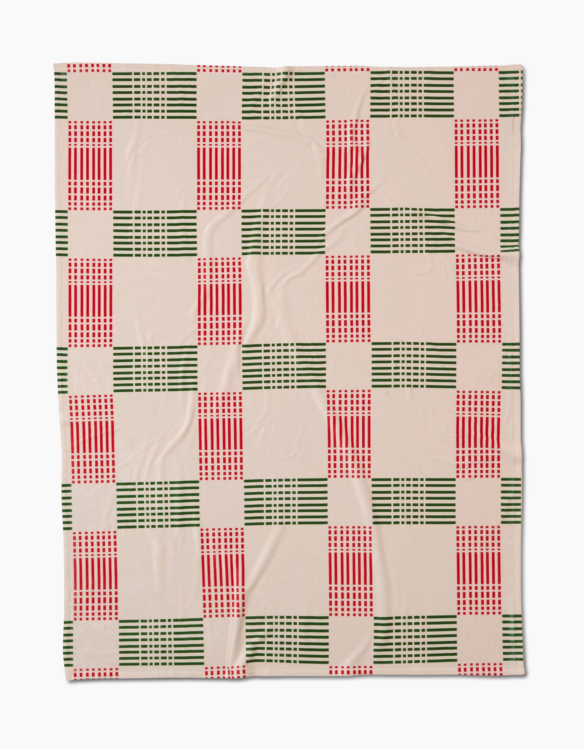 Be Merry Plaid Butter Blanket: Medium - 50" x 60"