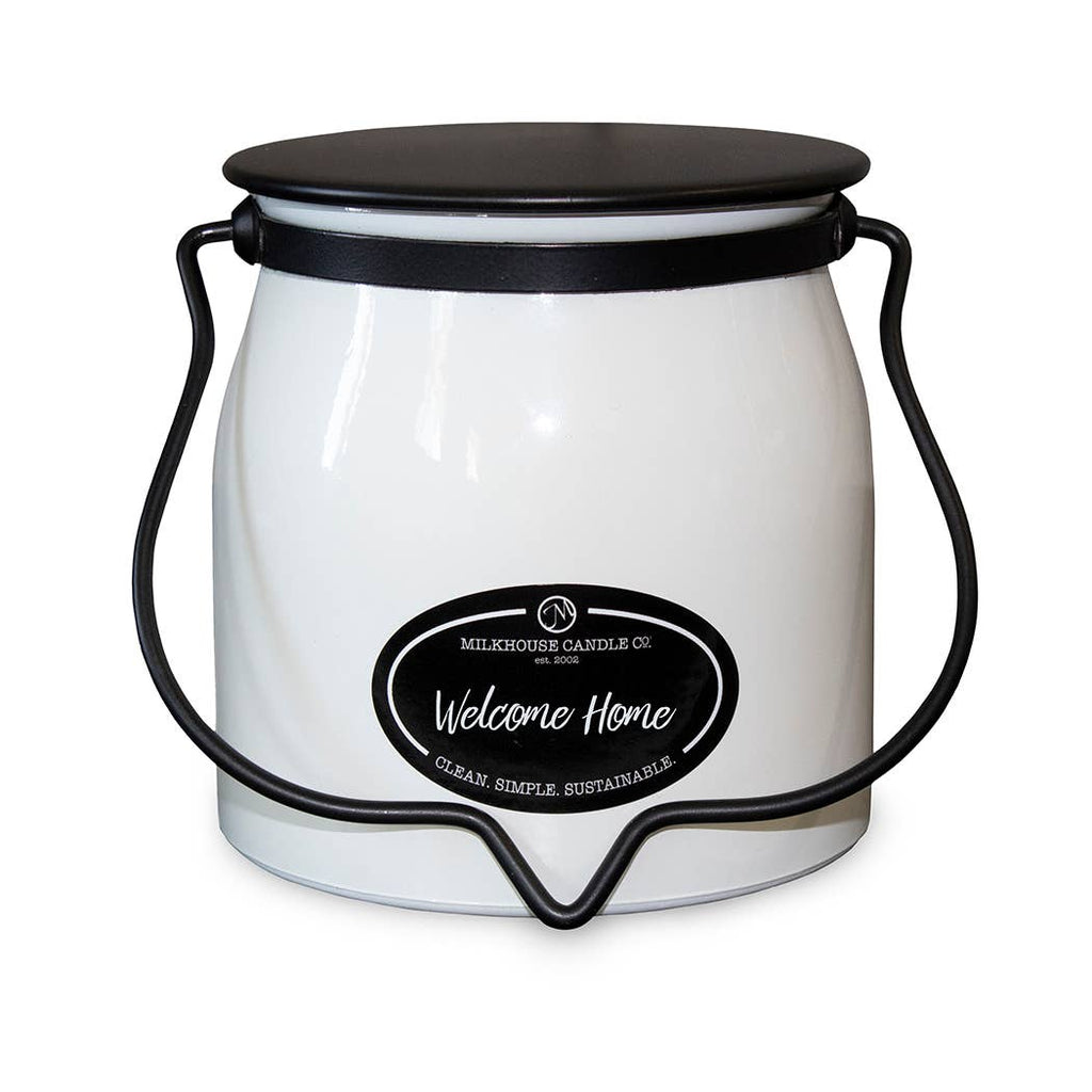 16 oz Butter Jar Candle: Welcome Home