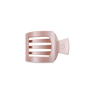 Square Flat Hair Clip | Small | Pearly Pink